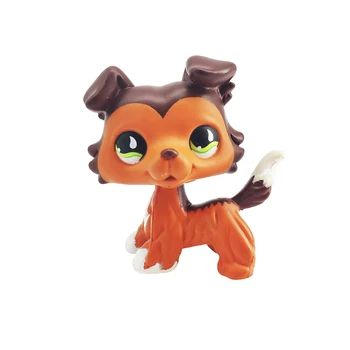 

rare pet shop lps toys mini stands short hair kitten old figures collection original cute animal