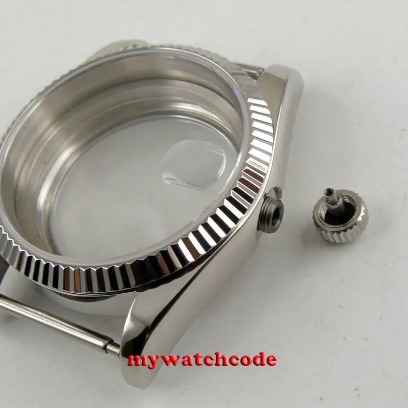 36 мм PARNIS 316L часы с сапфировым стеклом чехол Soild Fit ETA 2824 2836 8215|Часы Чехлы| |
