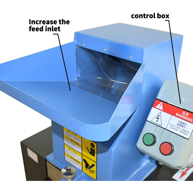 2200 Вт для промышленного использования PP дробилка для пластика дробилка машина для отходов Пластиковые шлифовальные машины 220 В/380 В