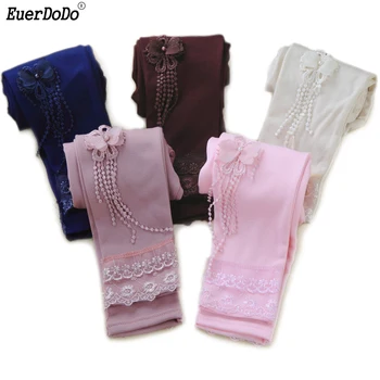 

Toddler Girls Leggings Lace Floral Pants For Girls Trousers 2-6 Years Kids Leggings Spring Autumn Children's Pants