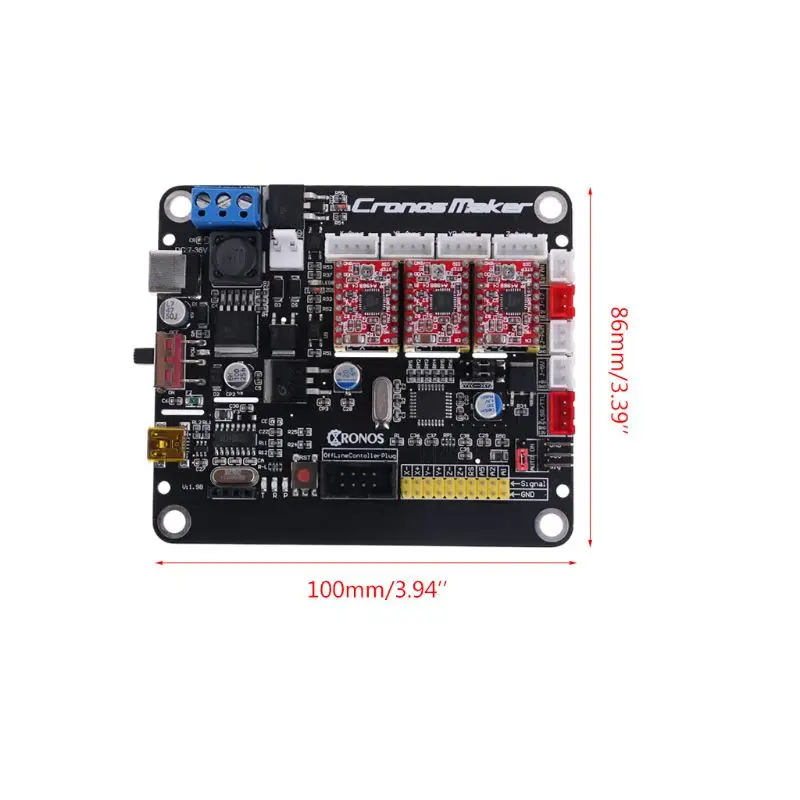 

CNC 3018/2418/1610 GRBL 1.1 3 Axis Stepper Motor 2 Y USB Driver Controller Board Y51B