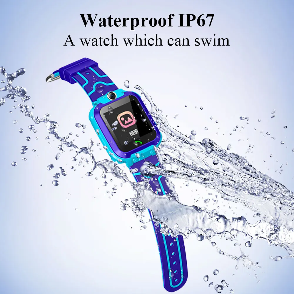 Q12 waterproof smart watch kids waterproof  3