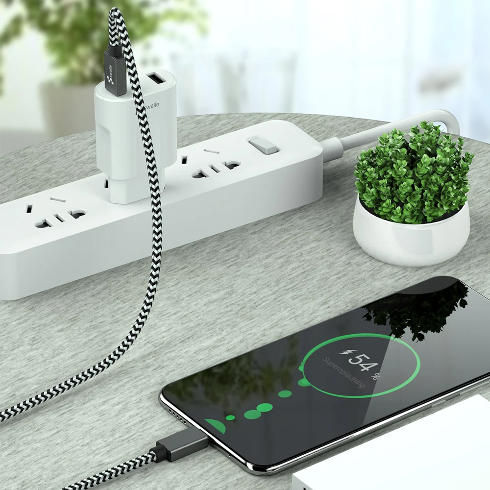 Swalle usb type C кабель для xiaomi redmi k20 pro кабель для мобильного телефона 3.0A Быстрая зарядка для устройств usb type-C