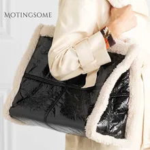 Большая негабаритная женская сумка-тоут из овечьей шерсти, сумка-тоут в стиле пэчворк, сумки фирменного дизайна, модные женские роскошные сумки