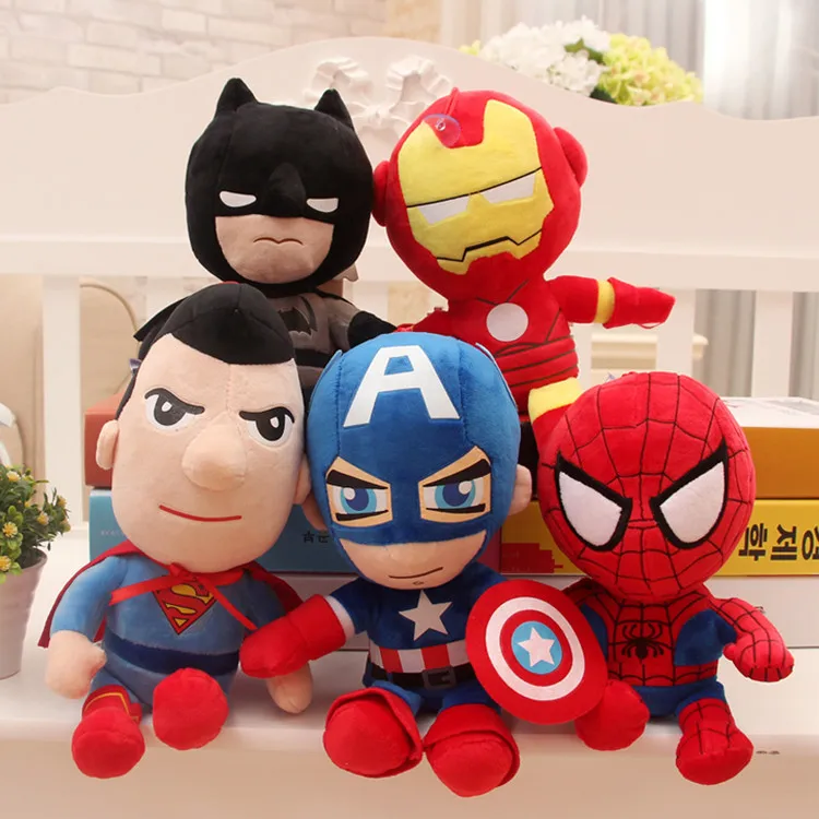 

Avengers Doll Hero Stuffed Doll Spider-Man Iron Man America Captain Doll Large Small