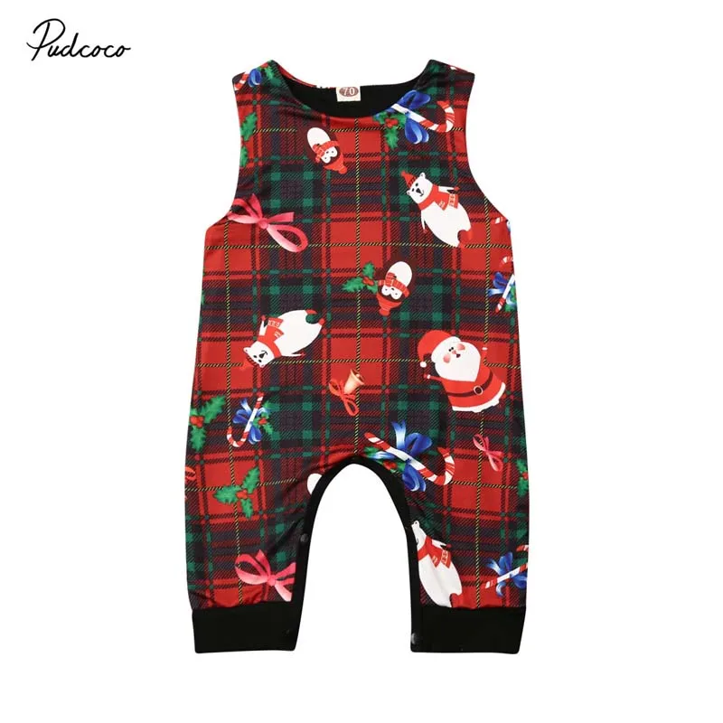 Коллекция 2019 года ползунки в клеточку для новорожденных мальчиков и девочек