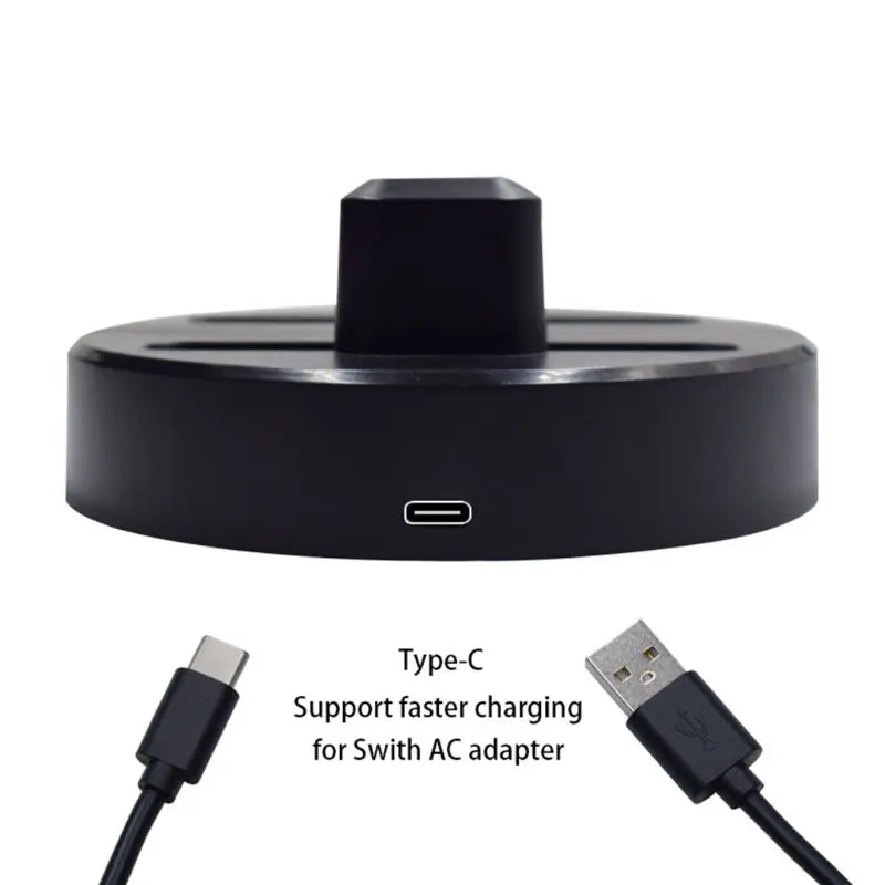 Зарядная док-станция зарядное устройство 4 в 1 USB зарядное устройство подставка держатель для переключателя NS Joy-Con с 2 дополнительными usb-портами и светодиодный индикатор