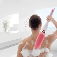 Новая электрическая щетка для ванной, домашний массаж, щетка, многофункциональная, длинная ручка, щетка для ванной