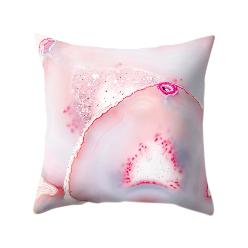 Colorful Pillow Case Super Soft Throw Bed Cover Protector Micro Fiber Peach Home Bolster Pillowslip - Цвет: 8