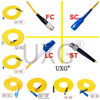 

SC APC 3M Simplex mode fiber optic patch cord SC to cable LC FC ST UPC SM/SX APC 3.0mm FTTH fiber optic jumper cable