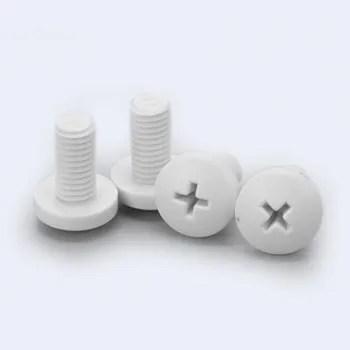 

100pcs pp screw M2 m3 m4 m5 m6 m8 pp material Plastic insulation Phillips Cross Recessed round pan Head Machine Screw