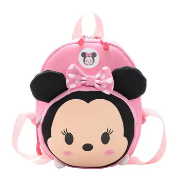 

New Mickey School Bag Minnie Boys Girls baby Bag Children Backpack Kindergarten Backpack kid School Bags Satchel