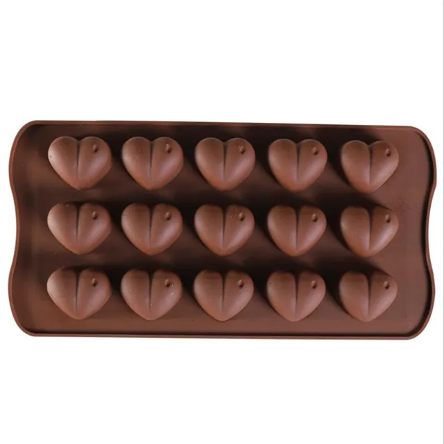 2 Pezzi Stampo per Cioccolato in Silicone 6 Cavità Antiaderente con 1 Raschietto Stampi Cioccolatini Ideale per Cioccolatini Fatti in Casa, Tavolette di Cioccolato e Decorazione Torte