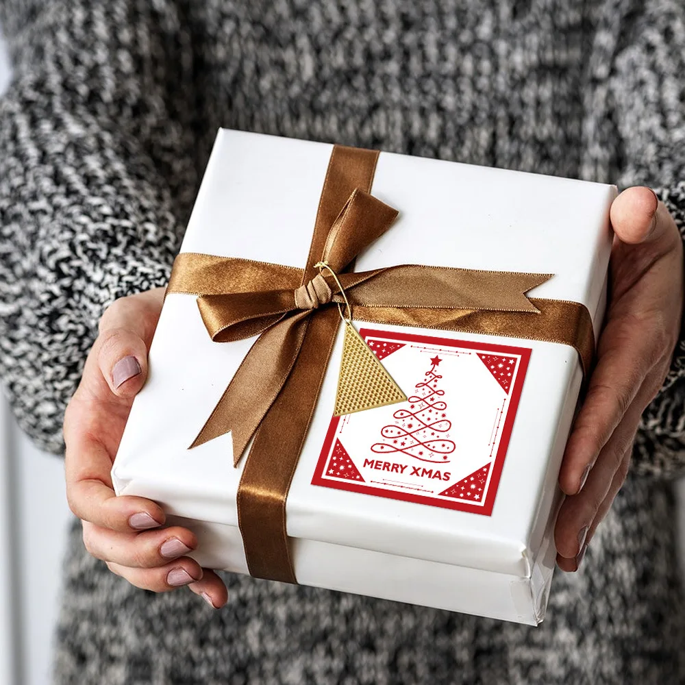 Autocollants Ronds "Bonne Année" - Lot De 500 étiquettes Adhésives Pour Cartes, Enveloppes Et Emballages Cadeaux