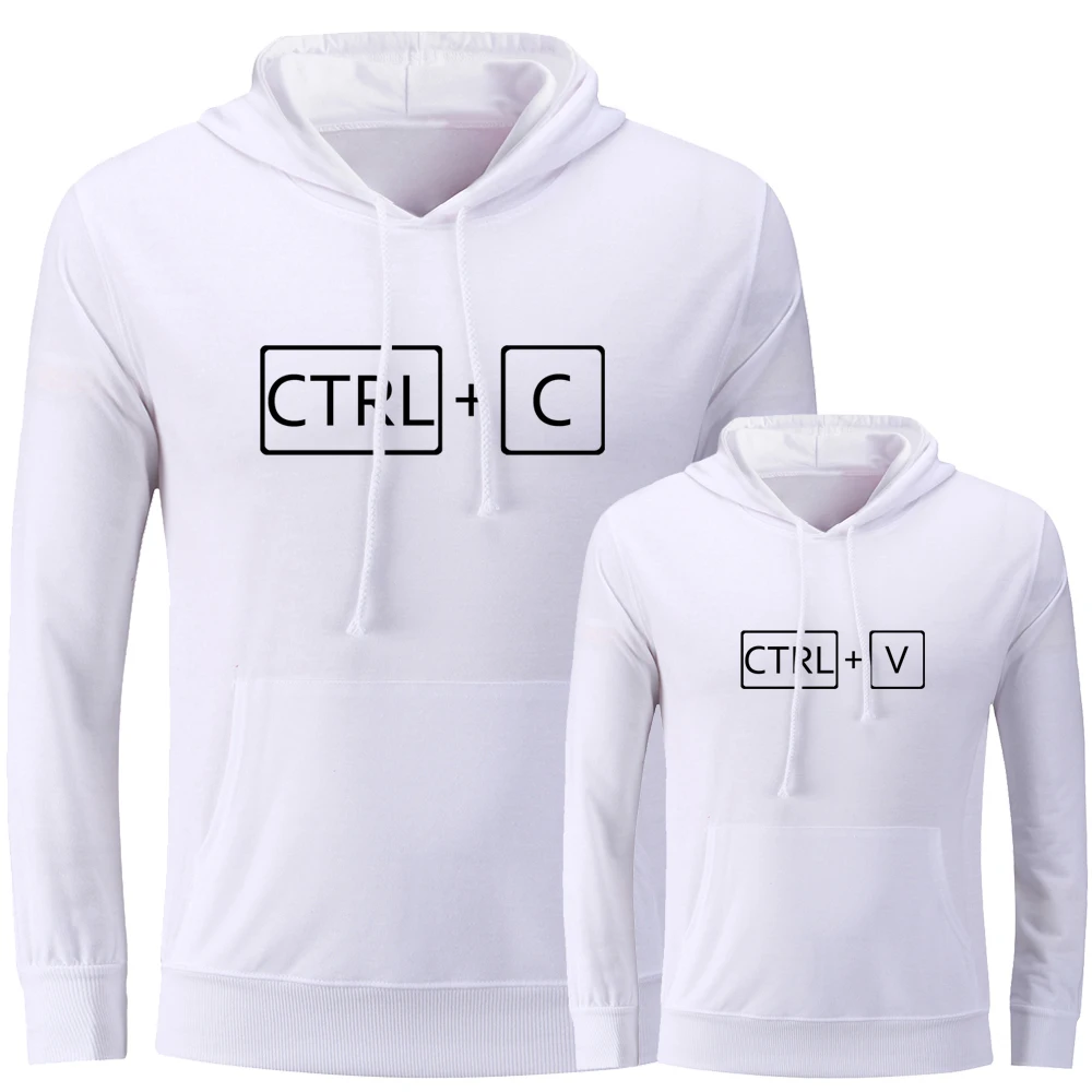 Забавные одинаковые комплекты для всей семьи, Ctrl+ C, для мамы и папы, Ctrl+ V толстовки для мальчиков и девочек толстовки для мамы и дочки одежда для папы и сына, пуловер