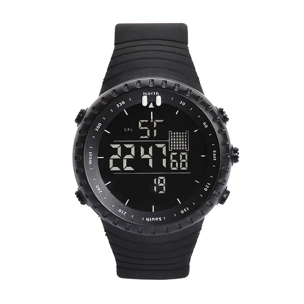 

Watch Fashion Trend Men And Women Couples Led Dual Display Sports Outdoor Multi-function Electronic Watch Dropshipping