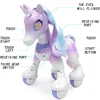 Unicorn Model Toys Electric Smart Remote Control Robot Touch Induction Electronic Pet Educational Toy pink Unicorn Kids Gift 4