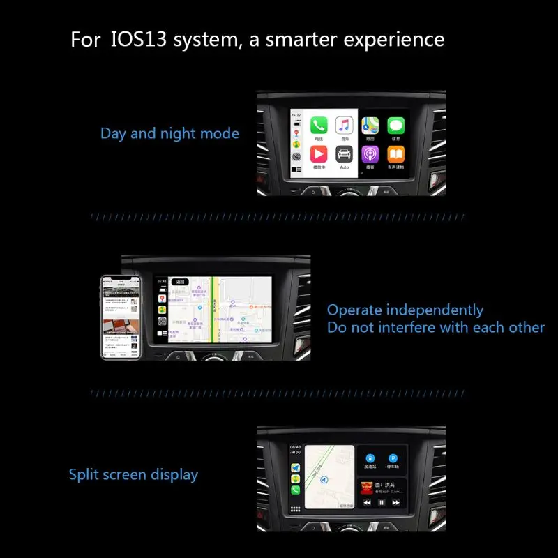 1 шт. беспроводной CarPlay ключ модуль беспроводной Smart Link Bluetooth CarPlay ключ мини USB модуль коробка для iOS ANdroid