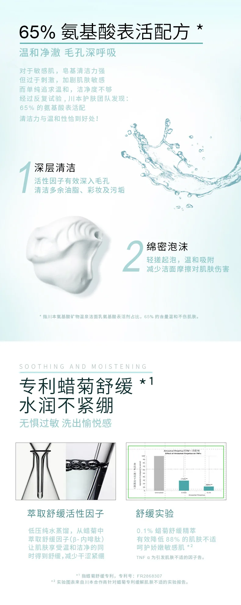 Hot spring mineral amino acid cleanser details page_02