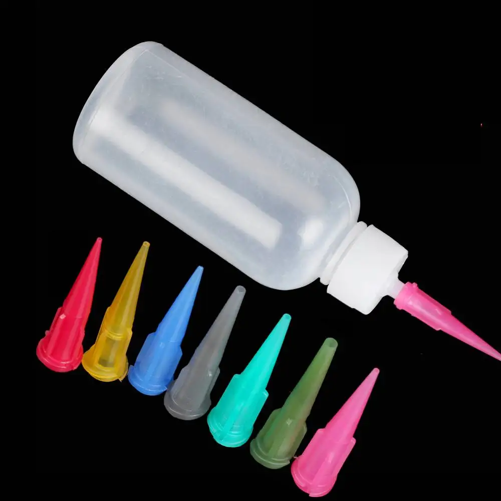 Пластиковые пищевые бутылки для выдавливания джема насадки выпечки татуировки