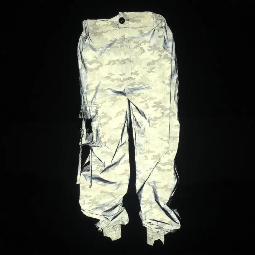 Camouflage Уличная Мужская Ночная Светоотражающая камуфляжная печать водонепроницаемые повседневные штаны хип-хоп мужские спортивные штаны для скейтборда - Цвет: Camouflage
