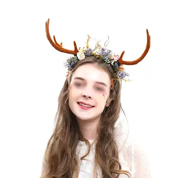 

Hair Hoop Unique Stylish Pretty Branches Fairy Hair Hoop Branches Flowers Headband Christmas Large Antler Headbands Christmas