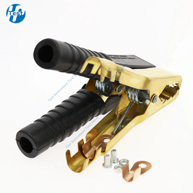 2pcs 300A 138mm 헤비 듀티 구리 악어 클립 터미널 테스트 점퍼 케이블 부스트 용 전기 배터리 악어 클램프