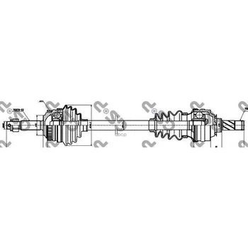 

Drive Assembly Opel Astra F (T92) GSP art. 260002