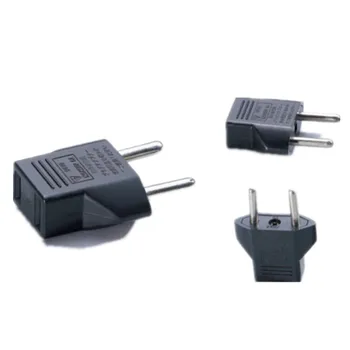 

hot sell 100pcs/lot US to EU, Flat to Round Power Plug Convertor,plug adapter