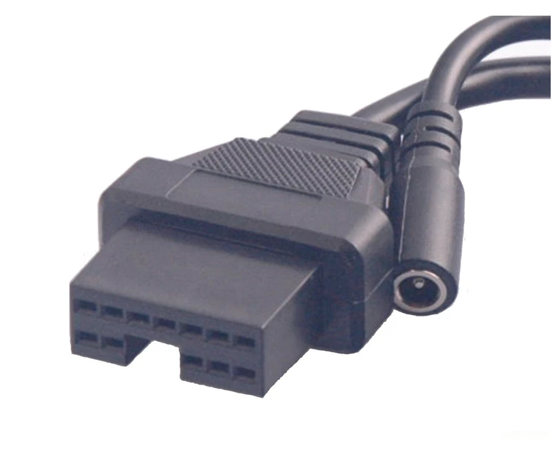 Для Mitsubishi 12Pin ODB2 кабельный разъем для 16 pin адаптеры бортовой диагностики версия II