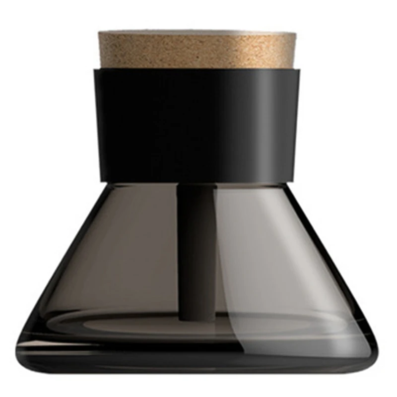 

Mini Perfume Bottle Humidifier Glass Usb Desktop Diffuser Led Night Light Air Humidifier for Home Bedroom Black