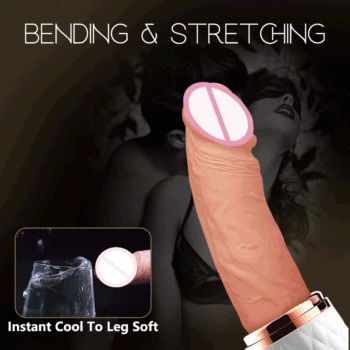 Automatic Telescopic Big Dildo G-Post Female Masturbator Vibrator Pumping Gun Sex Machine Realistic Penis Big Dick Adult Sex Toy 4