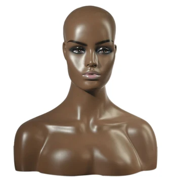 

FRP Mannequin Manikin Head Model Wig Hair Display Stand Half Body Heads for Jewelry Wig Hat Display