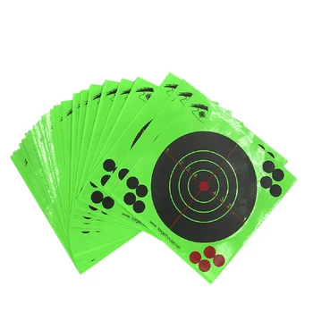 

25Pcs/Set Hunting Targets 14x14cm Self Adhesive Paper Reactive Splatter Targets Stickers