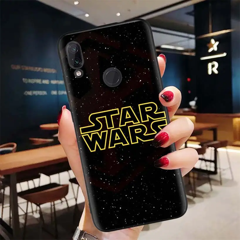 Черный чехол Звездные войны для Xiao mi Red mi Note 8 7 7S 7A 6 S2 GO K20 Pro+ 6A mi 6X 5X A1 CC 9 8 мягкий чехол для телефона