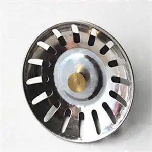 

1PCS High Quality Stainless Steel Kitchen sink Strainer Stopper Waste Plug Sink Filter filtre lavabo bathroom hair catcher