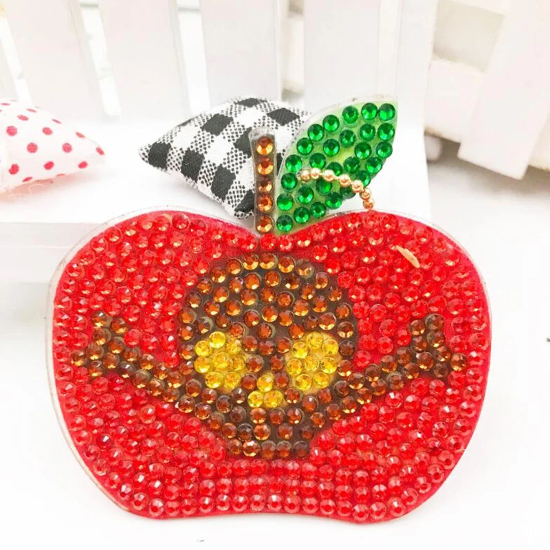 DIY бриллиантовый брелок особой формы с алмазной росписью, брелок для ключей, вышивка крестом, женская сумка, брелок для ключей