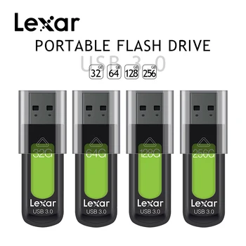 

Lexar S57 USB Flash Drive 128GB 256GB Max Reaing Speed 150MB/s JUMPDRIVE 32GB 64GB Pendrive Mini U Disk USB 3.0 Memory Stick