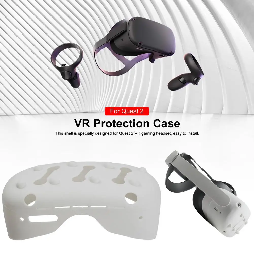 VR Anti-scratch Protection Cover Silicone Case For Oculus Quest 2 VR Headset Shell Protector For Oculus Quest2 Vr Accessories		VR Anti-scratch Protection Cover Silicone Case For Oculus Quest 2 VR Headset Shell Protector For Oculus Quest2 Vr Accessories