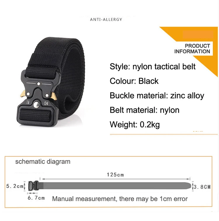 Высококачественный нейлоновый тактический ремень, износостойкий, Открытый военный ремень, военная техника легко разблокируется