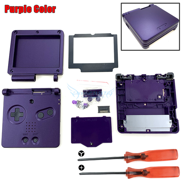 New For GBA SP Housing Shell Case Replacement Full Cover Set For Nintendo GameBoy Advance SP Accessories Dropshipping