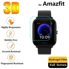

3D Hydrogel Protective Film for Amazfit Bip U S (Not Glass) for Amazfit Pop Pro Bip U S 2020 Screen Protector Film Foil