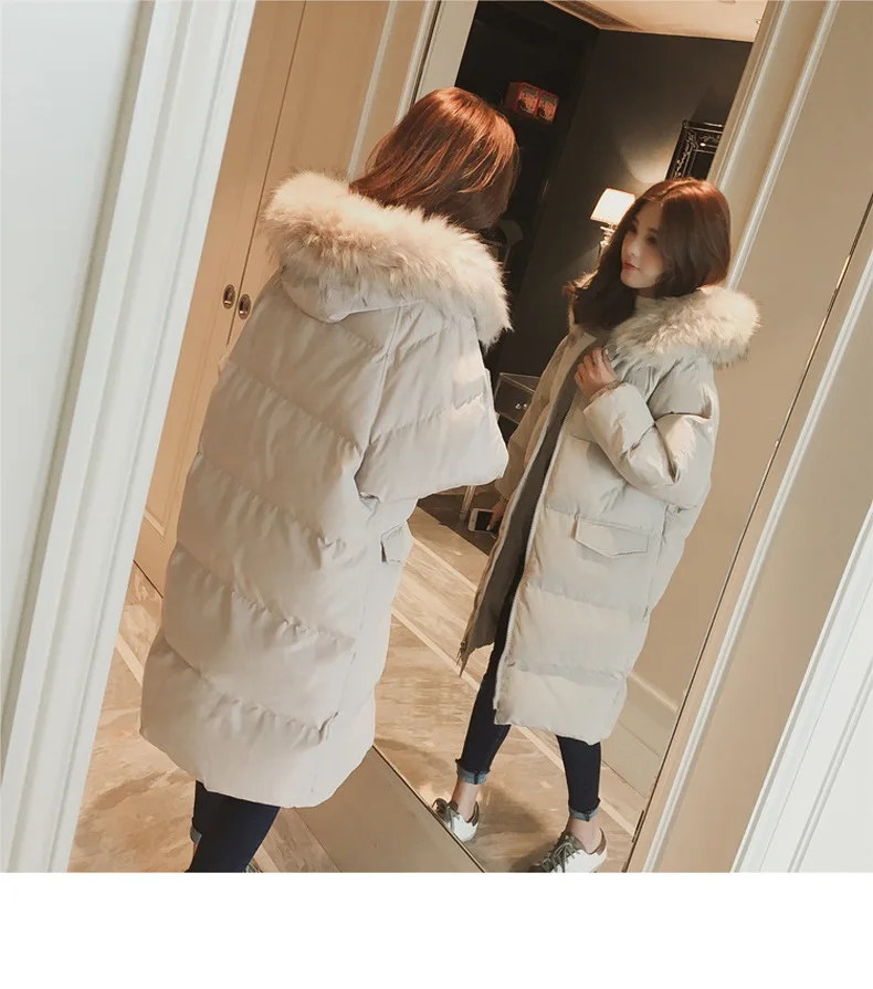 Стиль, пуховик, одежда с хлопковой подкладкой, женская зимняя плотная куртка с хлопковой подкладкой, куртка средней длины в Корейском стиле для студентов