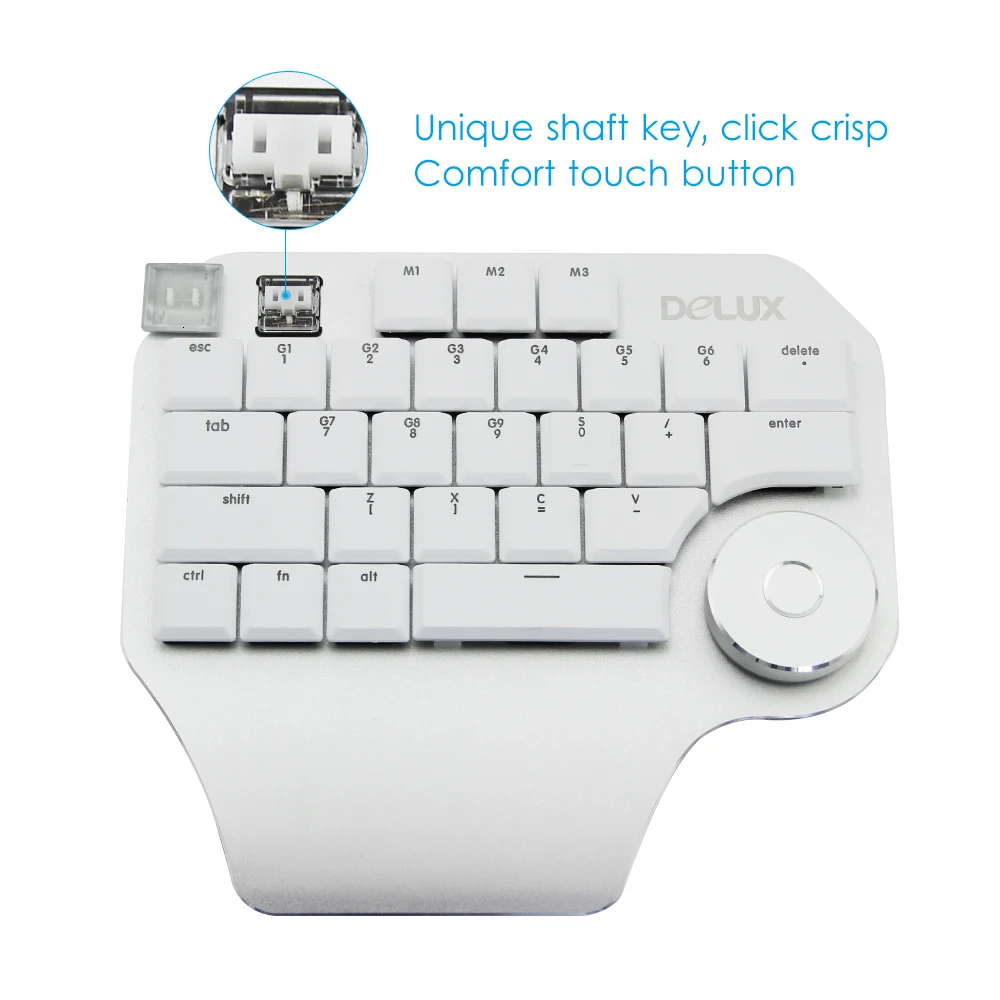 Designer Keyboard Artist Editing Keydial & Shortcut Key For Drawing Graphic Tablet Display HUION KD100 XP-PEN WACOM / Photoshop computer keypad