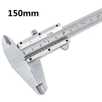 

6 Inch Caliper 150mm Metric Vernier Gauge Micrometer Ruler Measurement