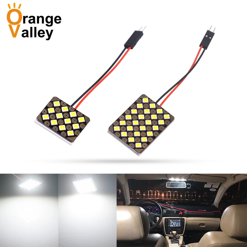 4 шт. T10 гирлянда 12 15 18 24 48 светодиодов 1210 SMD Автомобильная купольная внутренняя