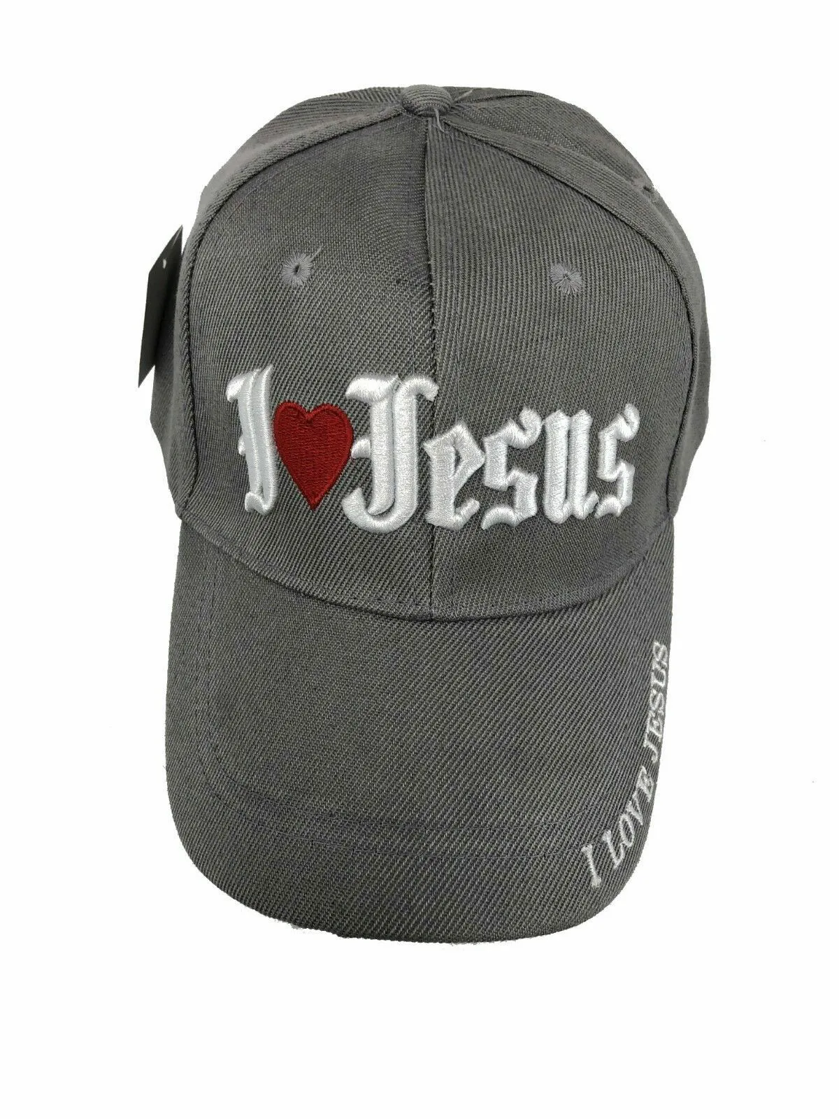Напечатанный "I LOVE JESUS" Регулируемый один размер подходит всем Бейсболка Шляпа