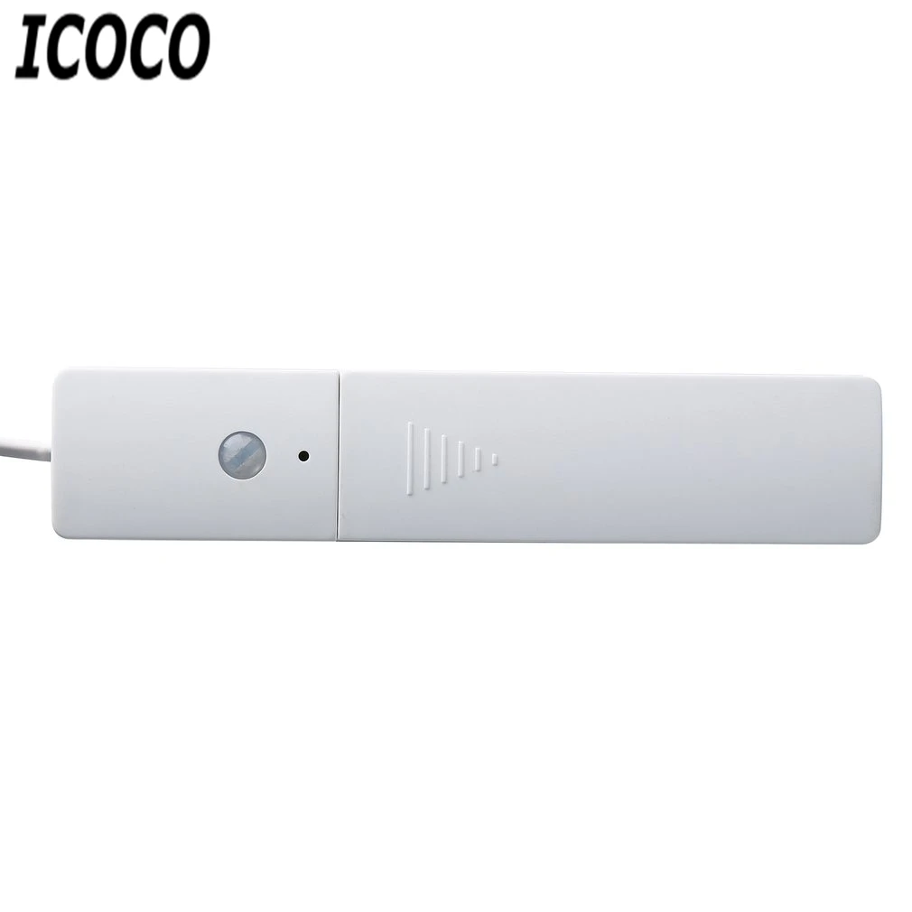 Waterproof 60 LED Human Body Infrared Induction Flexible 5050 SMD Strip Light 1M 5V for Drawer Closet Bedroom Wardrobe
