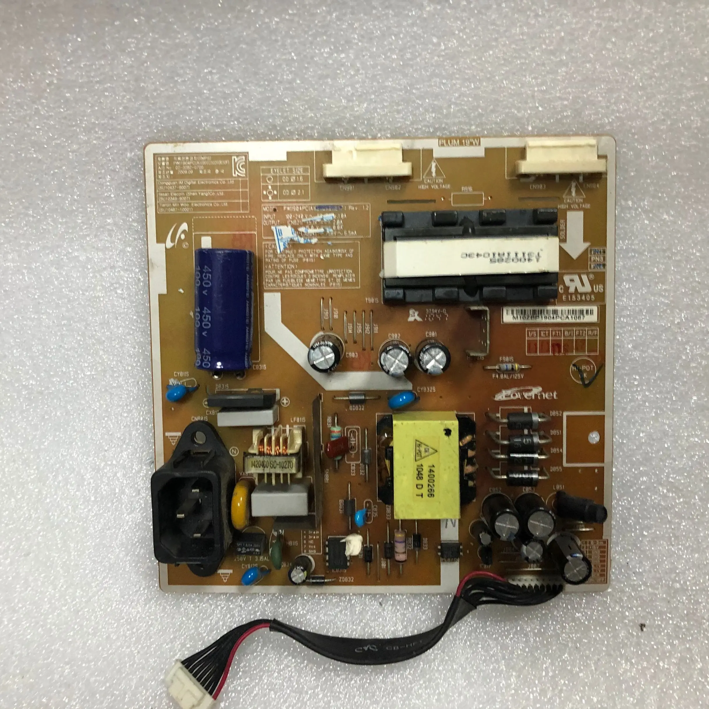 

E1920NW Power Board B1930NW High Voltage Board PWI1904PC IP-36155A Four Light Board