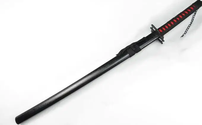 A1 Блич Ичиго Куросаки Tensa Zangetsu Zanpakuto деревянный меч оружие реквизит для аниме шоу и рождественских новогодних костюмов Вечерние - Цвет: A1